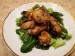 Chicken wings, salad with lemon and anchovy